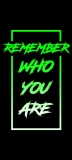 📱REMEMBER WHO YOU ARE Mi 10 Lite 5G 壁紙・待ち受け