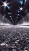 📱黒いトンネル 青・白のライト OPPO Reno5 A 壁紙・待ち受け