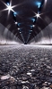📱黒いトンネル 青・白のライト OPPO A5 2020 壁紙・待ち受け