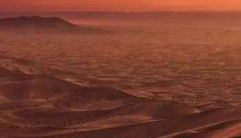 📱夕日 綺麗な砂漠 ZenFone 7 Pro 壁紙・待ち受け