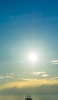 📱青い空 光る太陽 航行する船 ZenFone 7 Pro 壁紙・待ち受け
