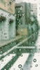 📱街が透けて見える水滴がついたガラス Redmi Note 9S 壁紙・待ち受け