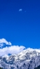 📱綺麗な青空と雪山 OPPO A5 2020 壁紙・待ち受け