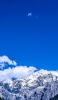 📱綺麗な青空と雪山 OPPO Reno5 A 壁紙・待ち受け