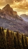 📱緑の森と遠くに見える岩山 Galaxy A30 Android 壁紙・待ち受け