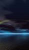 📱暗い海と水平線と虹 Galaxy A30 Android 壁紙・待ち受け