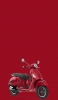 📱Vespa ヴェスパ 赤のバイク iPhone SE (第2世代) 壁紙・待ち受け