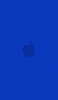 📱ビビッド・ブルー アップルのロゴ AQUOS zero5G basic 壁紙・待ち受け
