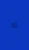 📱ビビッド・ブルー アップルのロゴ OPPO Reno3 5G 壁紙・待ち受け