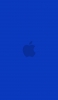 📱ビビッド・ブルー アップルのロゴ Xperia 10 II 壁紙・待ち受け