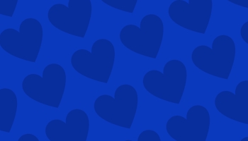 📱ビビッド・ブルー ハートのロゴ Redmi Note 9T 壁紙・待ち受け
