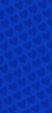 📱ビビッド・ブルー ハートのロゴ iPhone 12 Pro 壁紙・待ち受け