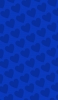 📱ビビッド・ブルー ハートのロゴ iPhone 13 壁紙・待ち受け