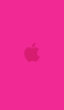 📱ビビッド・ピンク アップルのロゴ iPhone SE (第3世代) 壁紙・待ち受け