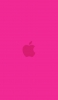 📱ビビッド・ピンク アップルのロゴ AQUOS zero2 壁紙・待ち受け