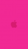 📱ビビッド・ピンク アップルのロゴ Galaxy S21 5G 壁紙・待ち受け