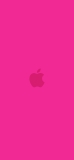 📱ビビッド・ピンク アップルのロゴ iPhone 12 Pro 壁紙・待ち受け