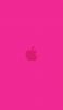 📱ビビッド・ピンク アップルのロゴ iPhone 13 Pro Max 壁紙・待ち受け