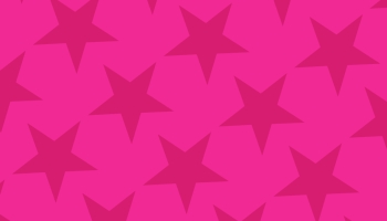 📱ビビッド・ピンク 星のロゴ iPhone 12 壁紙・待ち受け