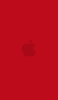 📱ビビッド・レッド アップルのロゴ iPhone SE (第3世代) 壁紙・待ち受け