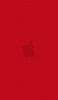📱ビビッド・レッド アップルのロゴ ZenFone 7 壁紙・待ち受け