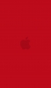 📱ビビッド・レッド アップルのロゴ iPhone 12 Pro 壁紙・待ち受け