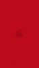 📱ビビッド・レッド アップルのロゴ iPhone 13 Pro Max 壁紙・待ち受け
