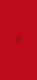 📱ビビッド・レッド アップルのロゴ iPhone 12 Pro Max 壁紙・待ち受け
