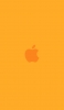 📱ビビッド・イエロー アップルのロゴ ZenFone 6 壁紙・待ち受け
