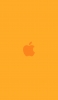 📱ビビッド・イエロー アップルのロゴ iPhone 12 壁紙・待ち受け