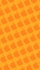 📱ビビッド・イエロー アップルのロゴ パターン iPhone SE (第2世代) 壁紙・待ち受け