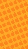 📱ビビッド・イエロー アップルのロゴ パターン Zenfone 8 壁紙・待ち受け