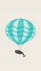 📱鯨と気球のイラスト Galaxy A51 5G 壁紙・待ち受け