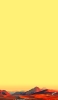 📱レーダー 黄色い風景 山 デジタルアート iPhone 6 壁紙・待ち受け